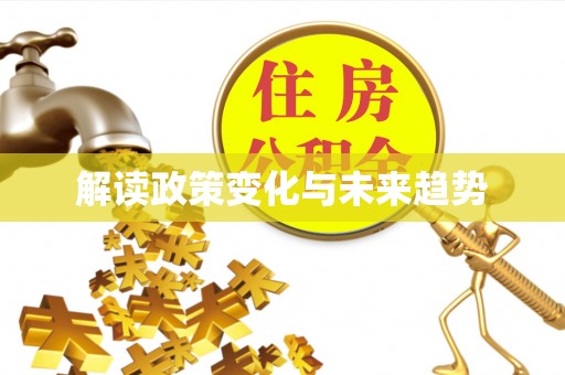 金塔解读政策变化与未来趋势