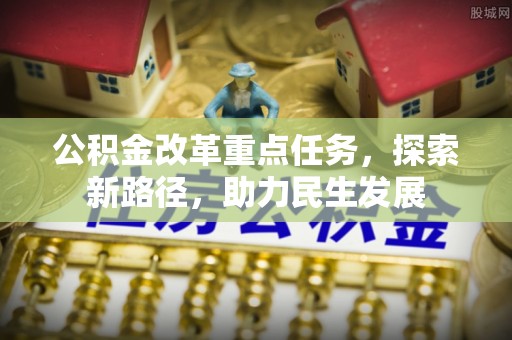 金塔公积金改革重点任务，探索新路径，助力民生发展