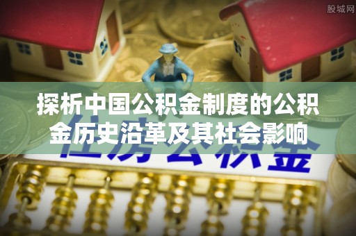金塔探析中国公积金制度的公积金历史沿革及其社会影响