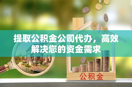 金塔提取公积金公司代办，高效解决您的资金需求
