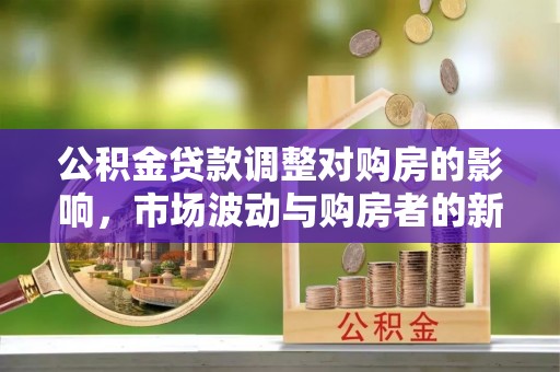 金塔公积金贷款调整对购房的影响，市场波动与购房者的新选择