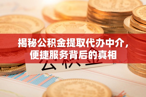 金塔揭秘公积金提取代办中介，便捷服务背后的真相