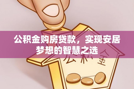 金塔公积金购房贷款，实现安居梦想的智慧之选