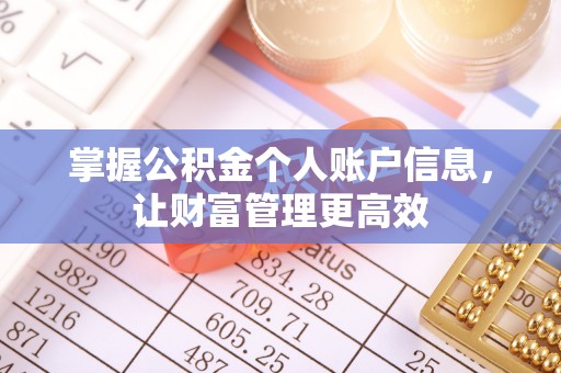 金塔掌握公积金个人账户信息，让财富管理更高效