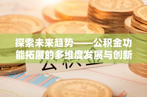 金塔探索未来趋势——公积金功能拓展的多维度发展与创新