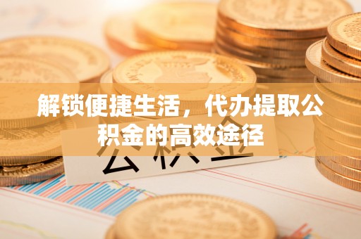 金塔解锁便捷生活，代办提取公积金的高效途径