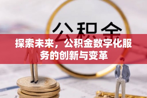 金塔探索未来，公积金数字化服务的创新与变革