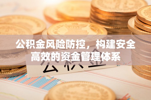 金塔公积金风险防控，构建安全高效的资金管理体系