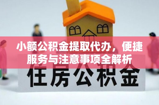 金塔小额公积金提取代办，便捷服务与注意事项全解析