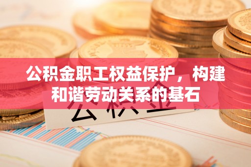 金塔公积金职工权益保护，构建和谐劳动关系的基石