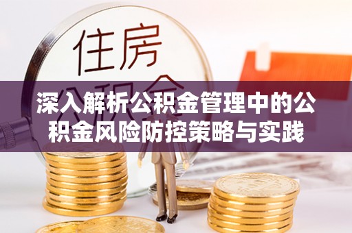 金塔深入解析公积金管理中的公积金风险防控策略与实践
