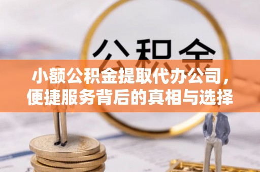 金塔小额公积金提取代办公司，便捷服务背后的真相与选择