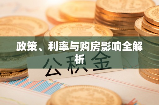 金塔政策、利率与购房影响全解析
