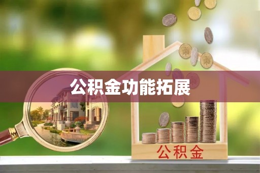 金塔公积金功能拓展