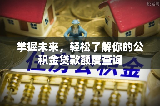 金塔掌握未来，轻松了解你的公积金贷款额度查询