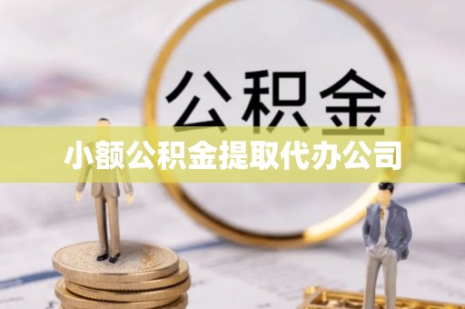 金塔小额公积金提取代办公司