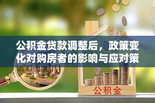金塔公积金贷款调整后，政策变化对购房者的影响与应对策略