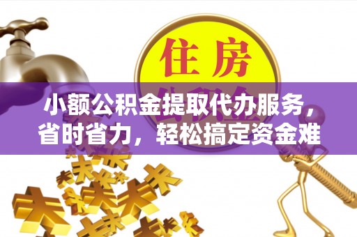 金塔小额公积金提取代办服务，省时省力，轻松搞定资金难题