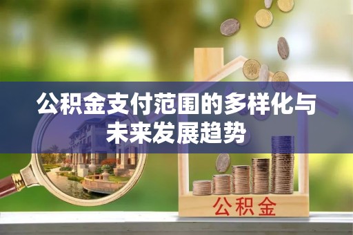 金塔公积金支付范围的多样化与未来发展趋势