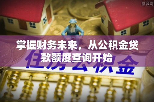 金塔掌握财务未来，从公积金贷款额度查询开始