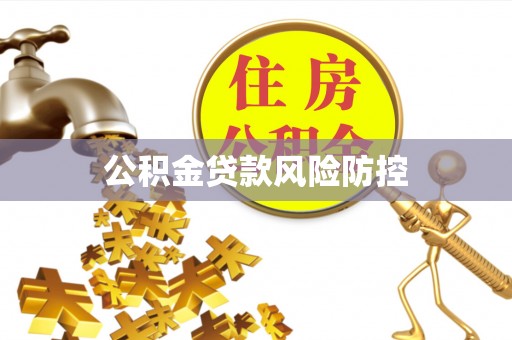 金塔公积金贷款风险防控