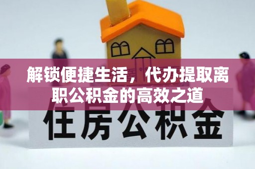 金塔解锁便捷生活，代办提取离职公积金的高效之道